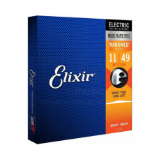 JOGO DE CORDAS PARA GUITARRA ELIXIR 0.11 12102 NANOWEB