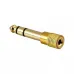 Adaptador Plug P10 Para Jack P2 Stereo Ouro Adaptador Plug P10 Para Jack P2 Stereo Ouro