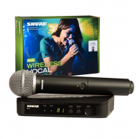 Microfone Shure Sistema Sem Fio BLX24BR/PG58-M15
