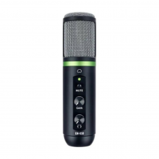 Microfone Condensador Interface Mackie Usb em-USB