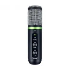 Microfone Condensador Interface Mackie Usb em-USB