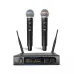 Microfone Sem Fio Duplo Tsi-1200 Uhf 96 Canais 