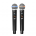 Microfone Duplo Sem Fio Tsi-900-uhf 96 Canais Para Igrejas e Shows