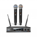Microfone Duplo Sem Fio Tsi-900-uhf 96 Canais Para Igrejas e Shows