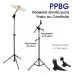 Pedestal Girafa Para Prato de Bateria Preto Visão - PPBG BK