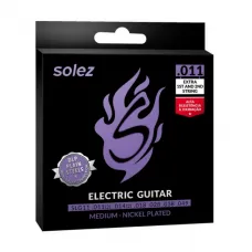 Encordoamento Solez Para Guitarra 0.011 DLP - SLG11 Encordoamento Solez Para Guitarra 0.011 DLP - SLG11