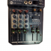 Mesa de Som MJ Audio 4 Canais Profissional - MJ-X4