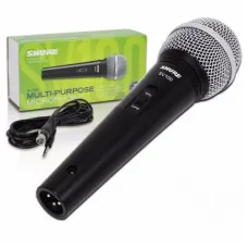 Microfone Shure SV100 de Mão Com Fio Dinâmico Cardióide