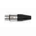 Plug Conector XLR Roxtone Par Macho x Fêmea - XP3FM