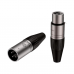 Plug Conector XLR Roxtone Par Macho x Fêmea - XP3FM