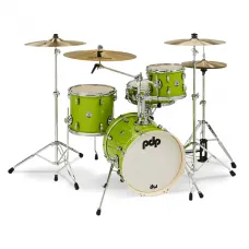 Bateria PDP 4 Peças New Yorker Eletric Green Sparkle - PDNY1604EL