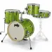 Bateria PDP 4 Peças New Yorker Eletric Green Sparkle - PDNY1604EL