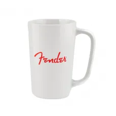 Caneca Fender Branca 400ml Red Spaghetti