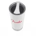 Caneca Térmica Fender 600ml Branca Red Spaghetti