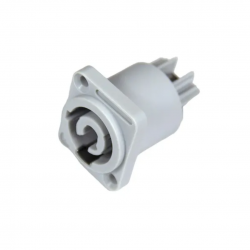 Conector Painel PowerCon Cinza Fêmea Santo Angelo