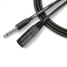 Cabo P10/ XLR Mono Santo Angelo 0,20mm Ninja Nm 20FT/ 6.10m Cabo P10/ XLR Mono Santo Angelo 0,20mm Ninja Nm 20FT/ 6.10m