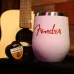 Caneca Térmica Fender 355ml Branca Red Spaghetti Caneca Térmica Fender 355ml Branca Red Spaghetti