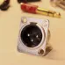 Conector XLR Painel 3 Polos Macho Santo Angelo P3MNN01