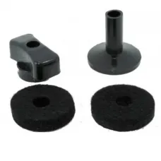 Kit P/ Pratos de Bateria C/ 1 Base, 2 Feltros e 1 Borboleta Torreli TA 061