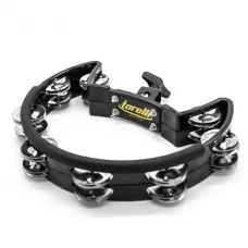 Pandeiro Meia Lua com Clamp Preto Torelli TP 323 PR