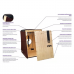 Cajon Elétrico FSA Gibão FGB6504 Tabaco