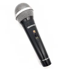 Microfone Dinâmico Com Fio Soundvoice SM-100