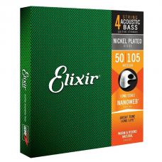 Encordoamento Elixir Para Baixo 4 Cordas 050-105 Nanoweb - 14102