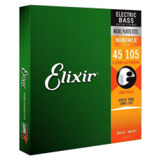 Encordoamento Elixir Para Baixo 4 Cordas 045-105 Nanoweb - 14077