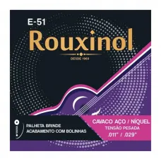 Corda Cavaquinho Elétrico e Acústico Rouxinol E 51