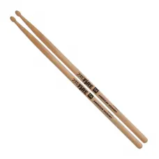 Baqueta Pro Fire 5A Ponta de Madeira Natural Hickory