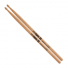 Baqueta Pro Fire 5B Ponta de Madeira Natural Hickory