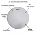 Pele Porosa Drum Muffler 18