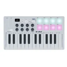 Teclado Controlador MIDI M-Vave White