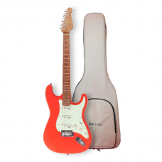 Guitarra Stratocaster Benson Hardy 901 3s Fiesta Red com Bag
