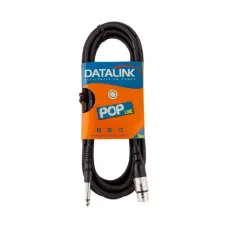 Cabo Datalink Pop P10 x XLR Fêmea 3m Cabo Datalink Pop P10 x XLR Fêmea 3m