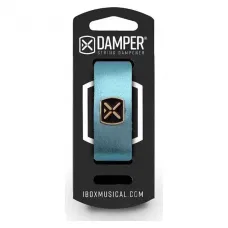 Abafador Damper SM Couro Azul Metálico - DMSM06