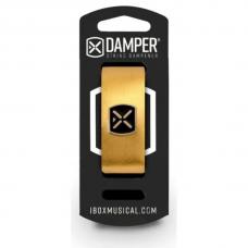Abafador Damper SM Couro Dourado Metálico - DMSM02