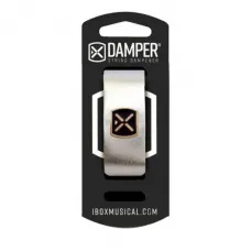 Abafador Damper MD Couro Prata Metálico - DMMD01