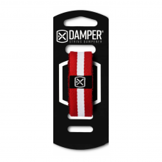 Abafador Damper MD Poliester Listra Vermelho - DKMD10