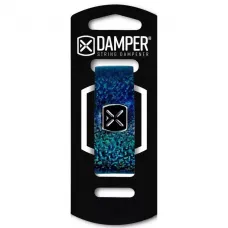 Abafador Damper MD Couro Holografico Azul - DHMD03
