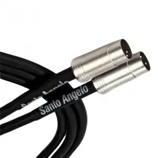Cabo Midi DIN5 x DIN5 Santo Angelo AC33 2m AES/EBU 3 Pinos Ativo PR