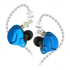Fone de Ouvido KZ ZSN PRO X Azul - 4 Drives com Reforço de Grave