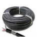 Cabo p/ Microfone 2x0,30 mm2 (Dupla blindagem / Capa Preta) (ECOPP)