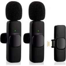 Microfone de Lapela Duplo para Iphone K9