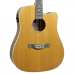 Violão Tagima Folk Elétrico Aço Signature Juninho Afram Natural   Case Rígido