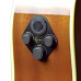Violão Tagima Folk Elétrico Aço Signature Juninho Afram Natural   Case Rígido
