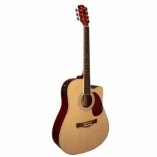 Violão Memphis Tagima Folk Elétrico Aço Cutaway AD-18 Natural