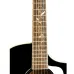 Violão Tagima Jumbo Elétrico Aço Florens Flamed Okoume FS-700 Black