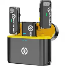Microfone de Lapela Duplo Hollyland Lark C1 Duo USB-C