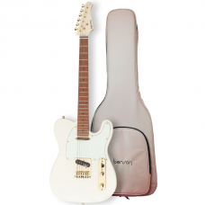 Guitarra Benson Telecaster Hardy T 904 M OW/AW MH Gold   Bag